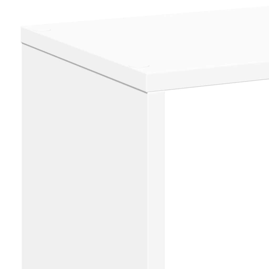 vidaXL Room Divider Bookcase White 67x25x161,5 cm Engineered Wood