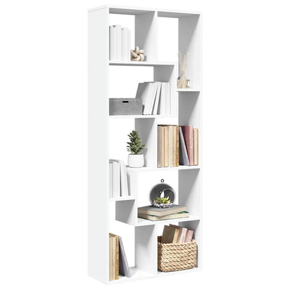 vidaXL Room Divider Bookcase White 67x25x161,5 cm Engineered Wood
