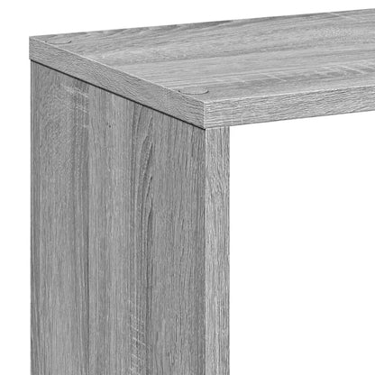 vidaXL Room Divider Bookcase Grey Sonoma 67x25x161.5cm Engineered Wood