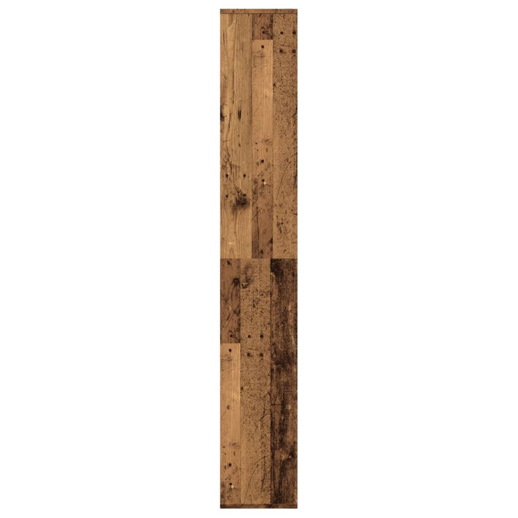 vidaXL Room Divider Bookcase Old Wood 67x25x161.5 cm Engineered Wood