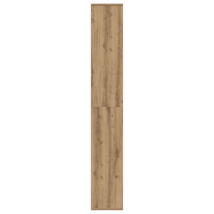 vidaXL Room Divider Bookcase Artisan Oak 67x25x161.5 cm Engineered Wood