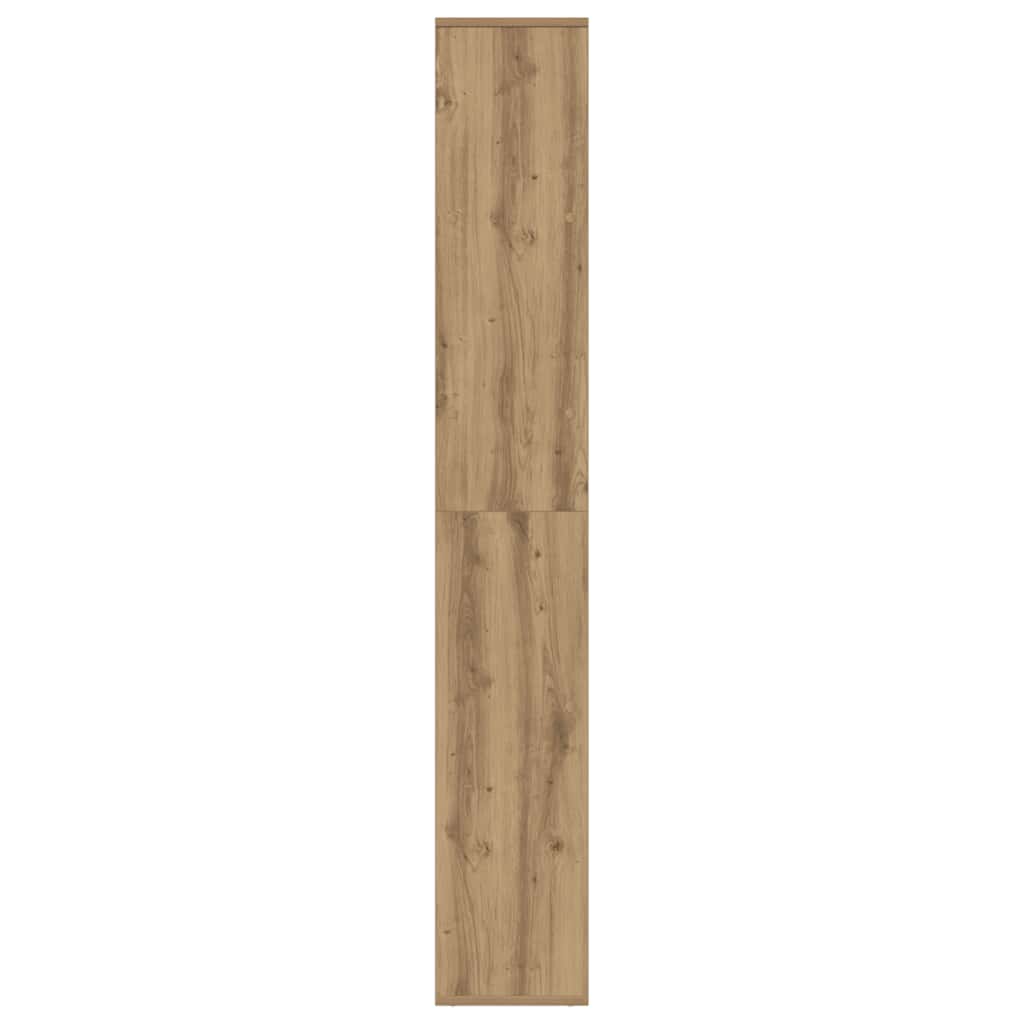 vidaXL Room Divider Bookcase Artisan Oak 67x25x161.5cm Engineered Wood