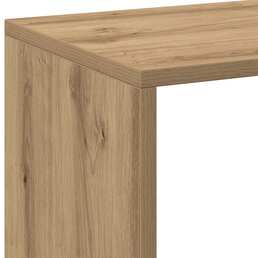 vidaXL Room Divider Bookcase Artisan Oak 67x25x161.5cm Engineered Wood
