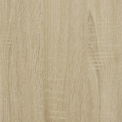 vidaXL Room Divider Bookcase 4-Tier Sonoma Oak 70x24x129 cm Engineered Wood