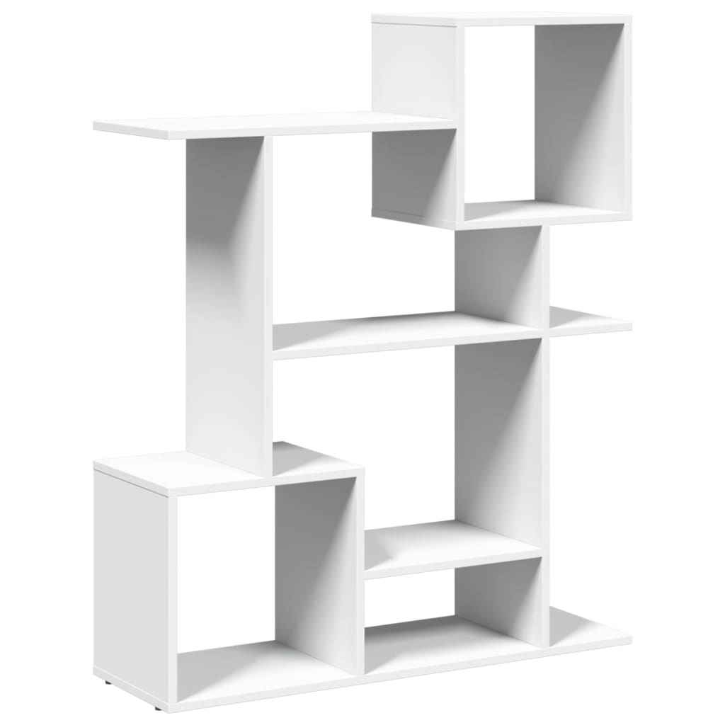 vidaXL Room Divider Bookcase White 92x29x112 cm Engineered Wood