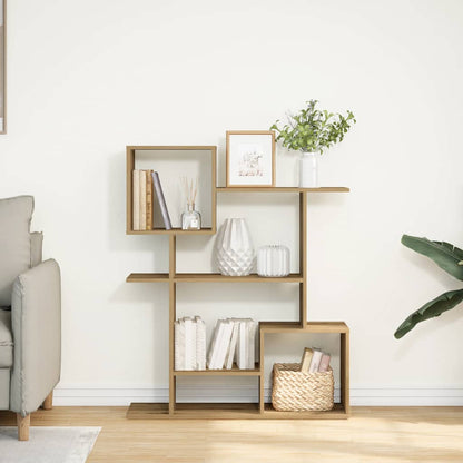 vidaXL Room Divider Bookcase Artisan Oak 92x29x112 cm Engineered Wood