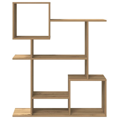 vidaXL Room Divider Bookcase Artisan Oak 92x29x112 cm Engineered Wood