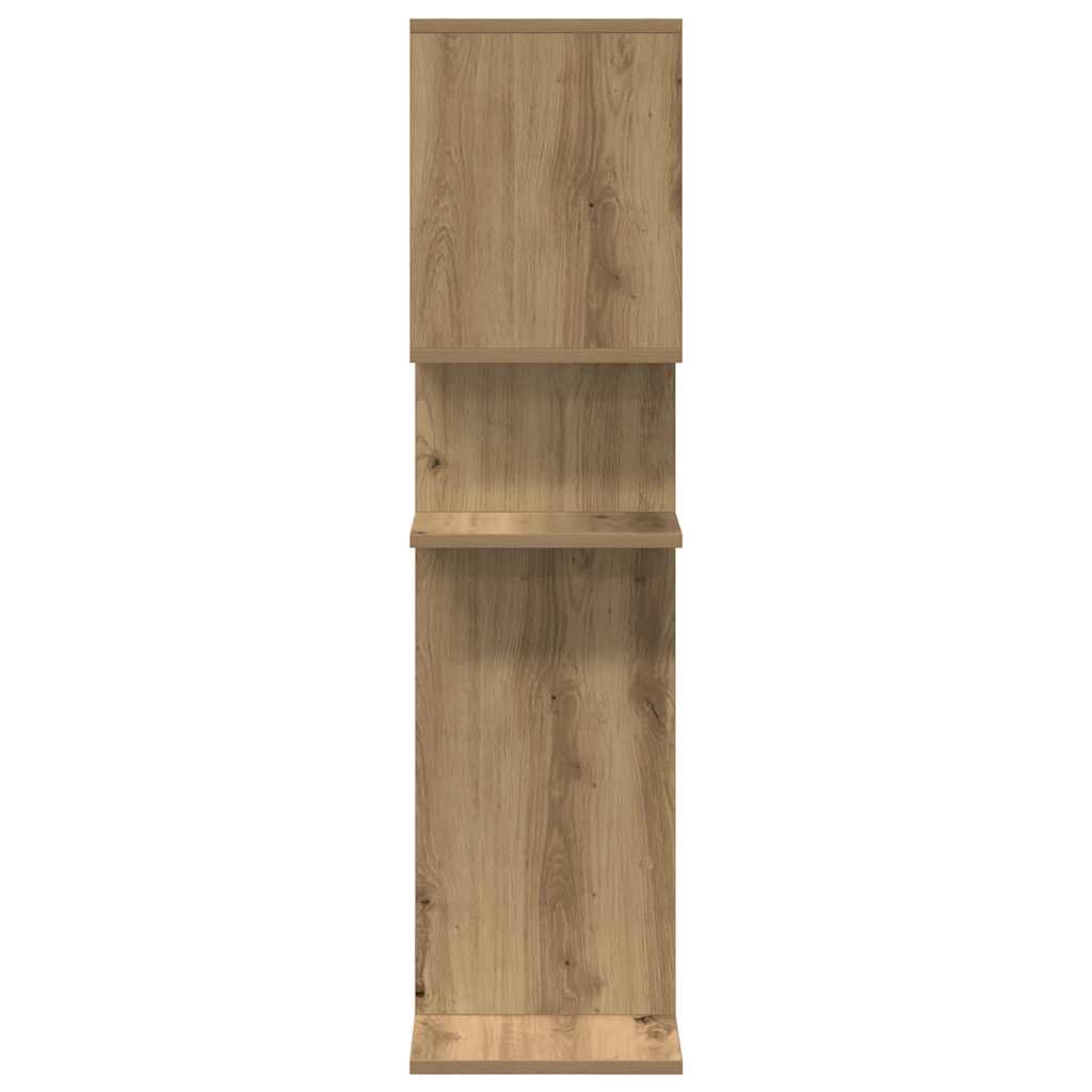 vidaXL Room Divider Bookcase Artisan Oak 92x29x112 cm Engineered Wood