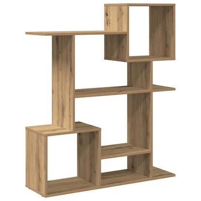 vidaXL Room Divider Bookcase Artisan Oak 92x29x112 cm Engineered Wood