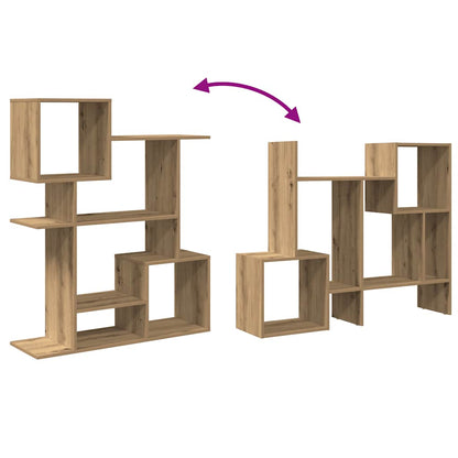 vidaXL Room Divider Bookcase Artisan Oak 92x29x112 cm Engineered Wood