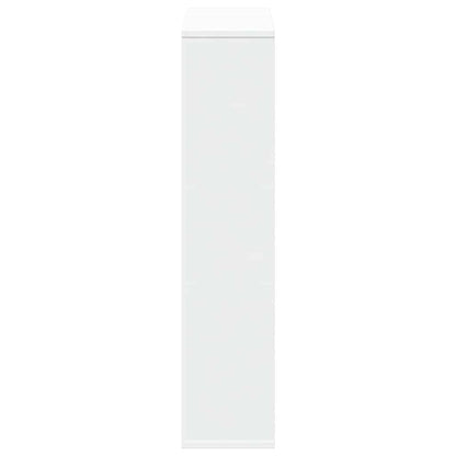 vidaXL Bookcase White 63x20x90 cm Engineered Wood