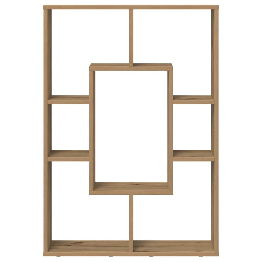 vidaXL Bookcase Artisian Oak 63x20x90 cm Engineered Wood
