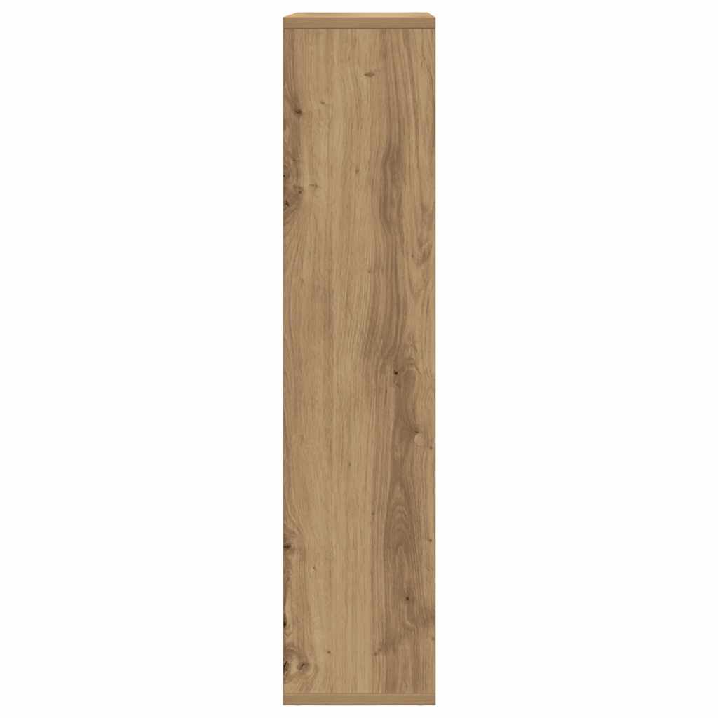 vidaXL Bookcase Artisian Oak 63x20x90 cm Engineered Wood
