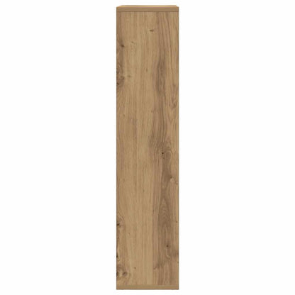 vidaXL Bookcase Artisian Oak 63x20x90 cm Engineered Wood