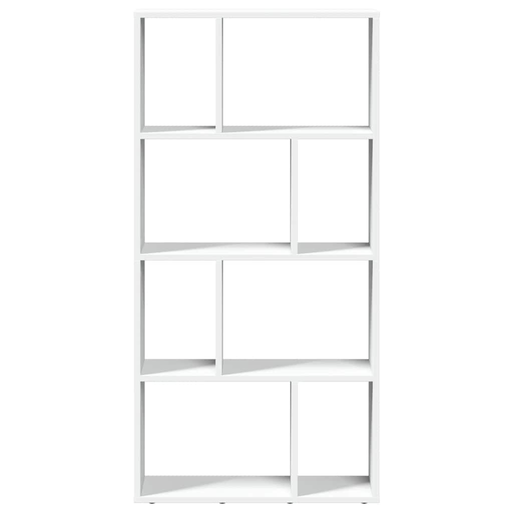 vidaXL Bookcase White 60x20x120,5 cm Engineered Wood