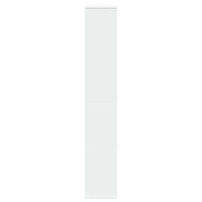 vidaXL Bookcase White 60x20x120,5 cm Engineered Wood
