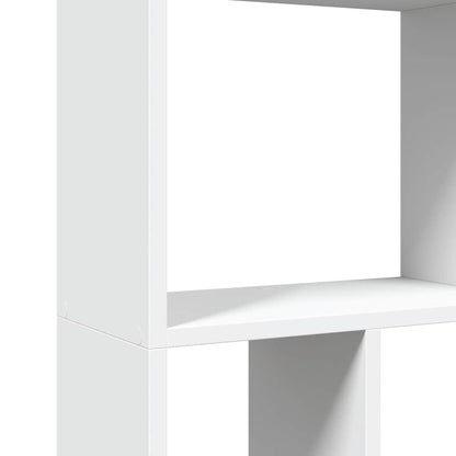 vidaXL Bookcase White 60x20x120,5 cm Engineered Wood