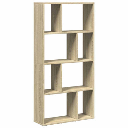 vidaXL Bookcase Sonoma Oak 60x20x120,5 cm Engineered Wood