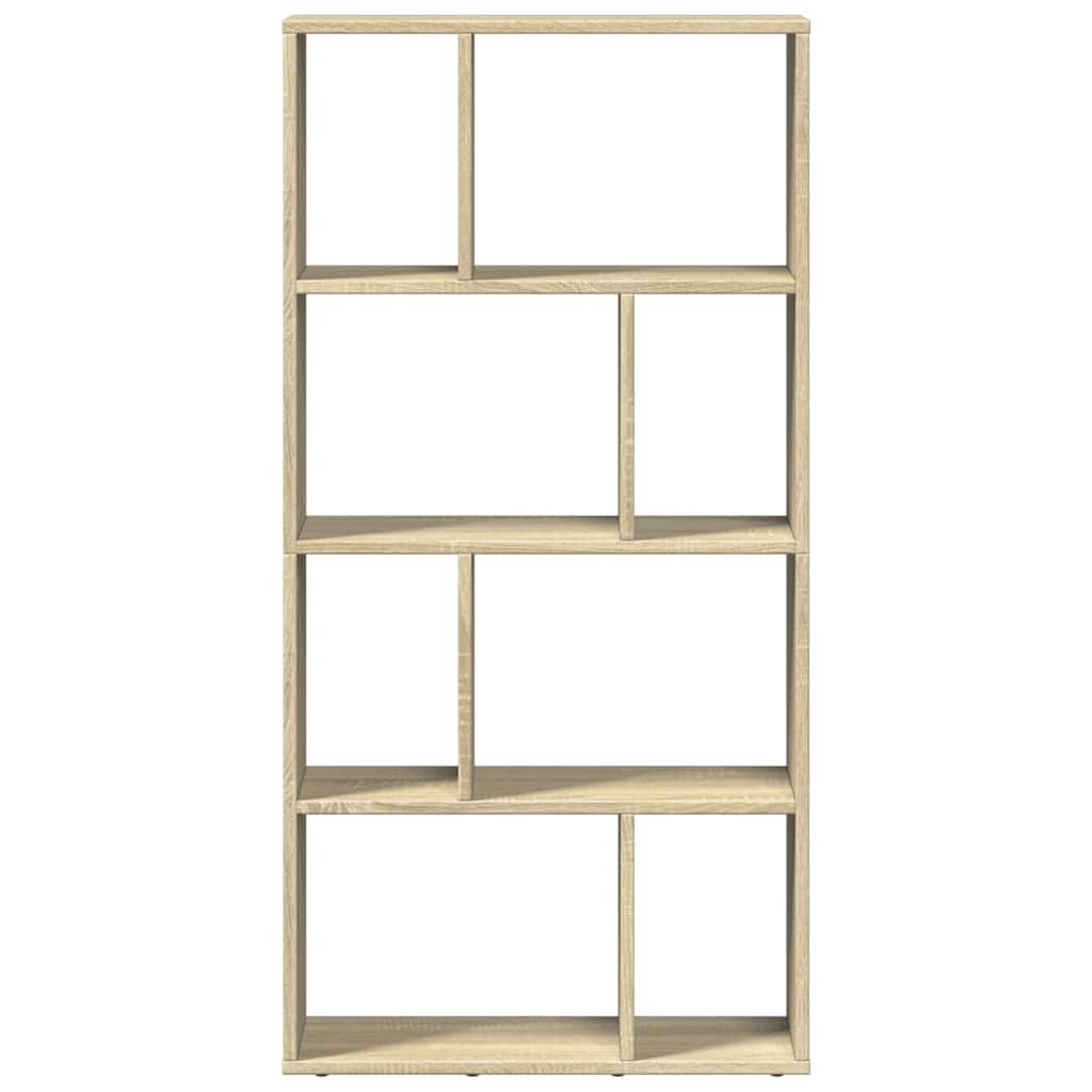 vidaXL Bookcase Sonoma Oak 60x20x120,5 cm Engineered Wood