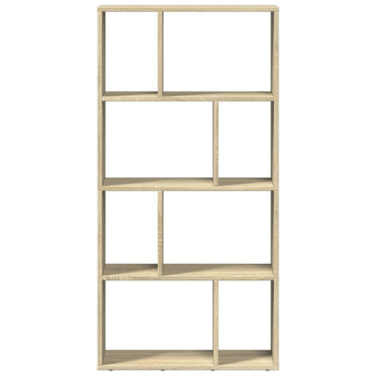 vidaXL Bookcase Sonoma Oak 60x20x120,5 cm Engineered Wood
