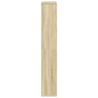 vidaXL Bookcase Sonoma Oak 60x20x120,5 cm Engineered Wood