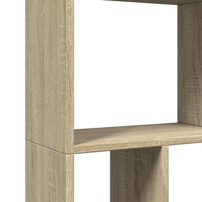 vidaXL Bookcase Sonoma Oak 60x20x120,5 cm Engineered Wood