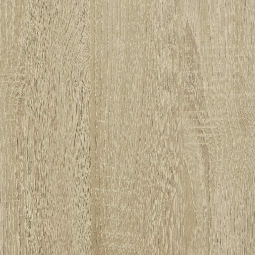 vidaXL Bookcase Sonoma Oak 60x20x120,5 cm Engineered Wood