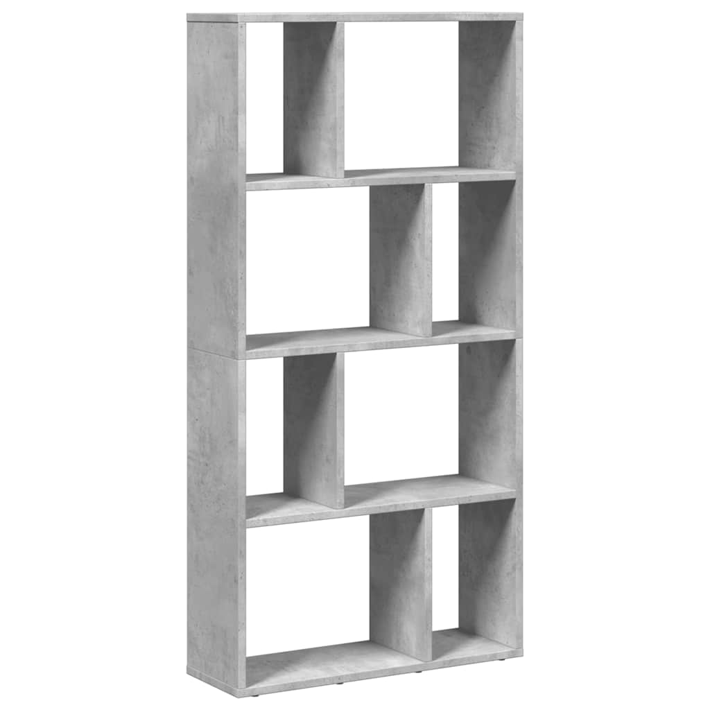 vidaXL Bookcase Concrete Grey 60x20x120,5 cm Engineered Wood