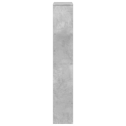vidaXL Bookcase Concrete Grey 60x20x120,5 cm Engineered Wood