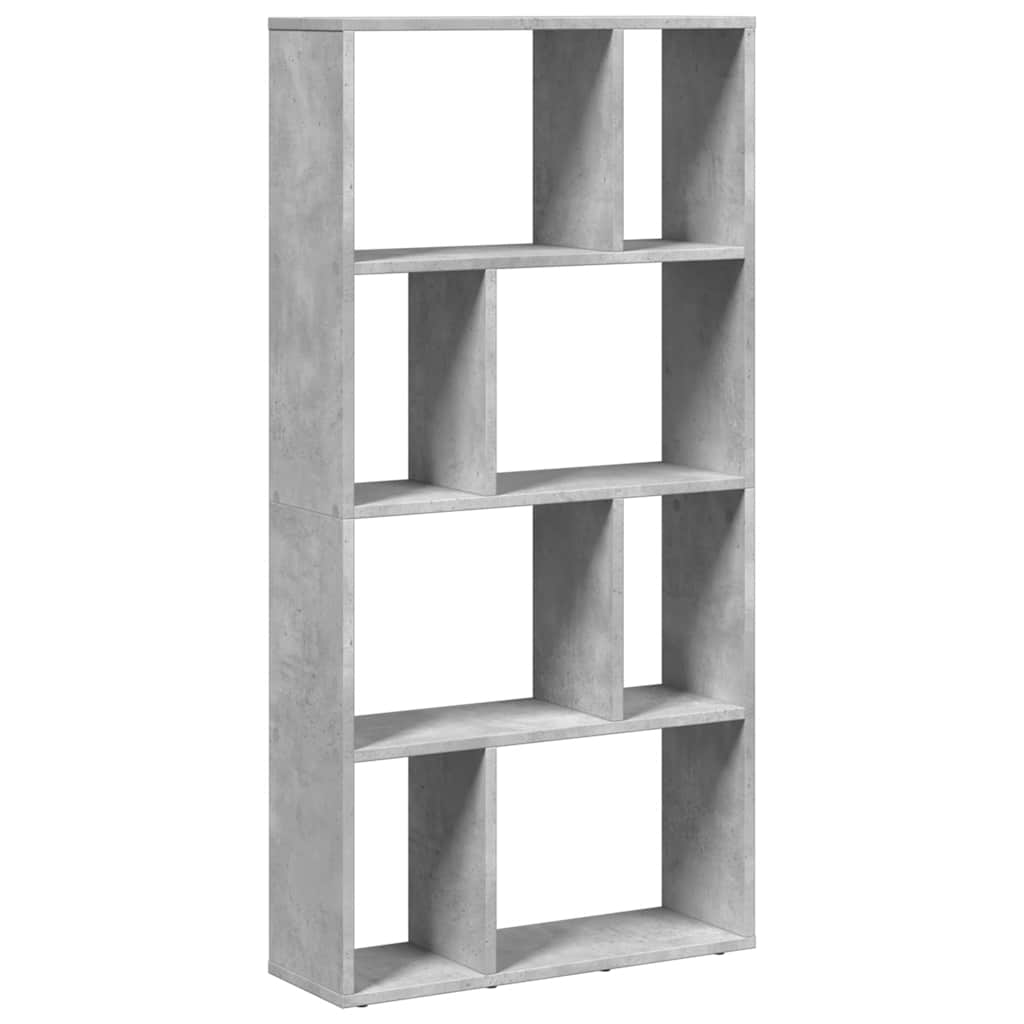 vidaXL Bookcase Concrete Grey 60x20x120,5 cm Engineered Wood