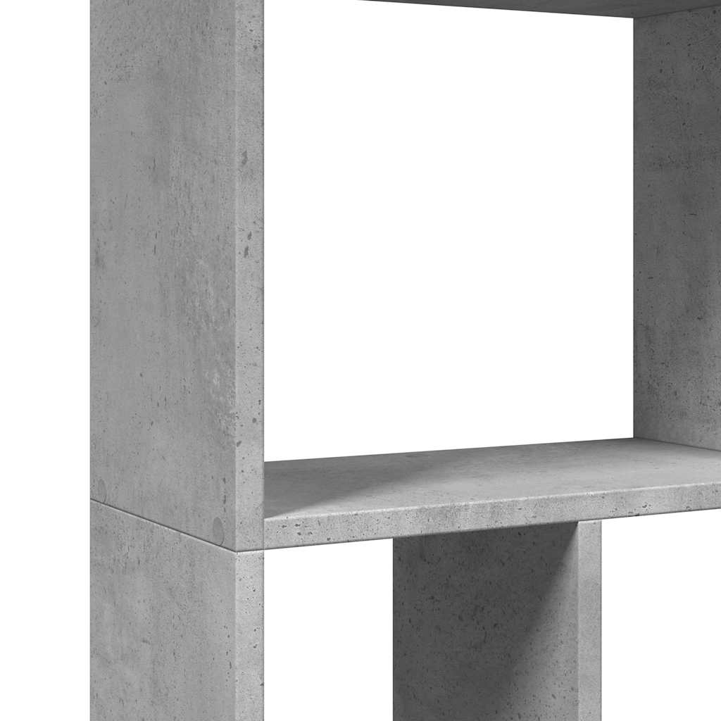 vidaXL Bookcase Concrete Grey 60x20x120,5 cm Engineered Wood
