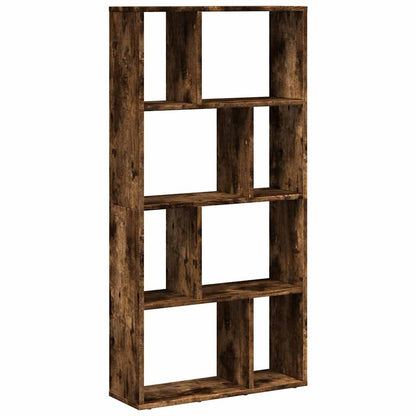 vidaXL Bookcase Smoked Oak 60x20x120,5 cm Engineered Wood