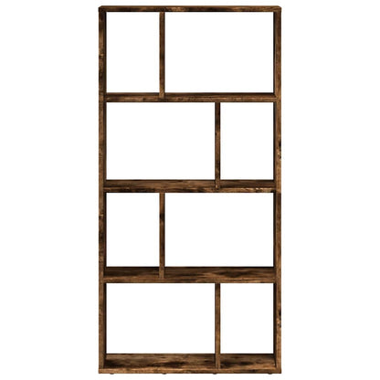 vidaXL Bookcase Smoked Oak 60x20x120,5 cm Engineered Wood