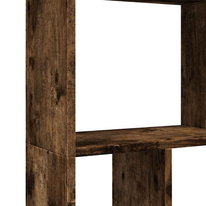 vidaXL Bookcase Smoked Oak 60x20x120,5 cm Engineered Wood