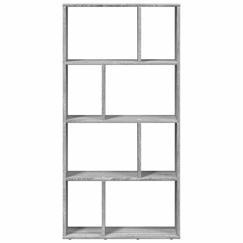 vidaXL Bookcase Grey Sonoma 60x20x120,5 cm Engineered Wood