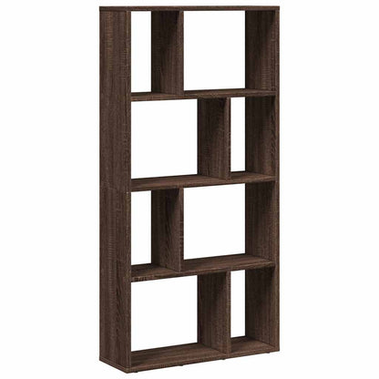 vidaXL Bookcase Brown Oak 60x20x120,5 cm Engineered Wood