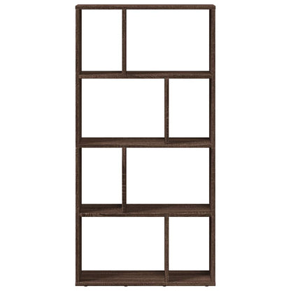 vidaXL Bookcase Brown Oak 60x20x120,5 cm Engineered Wood