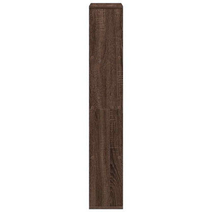 vidaXL Bookcase Brown Oak 60x20x120,5 cm Engineered Wood