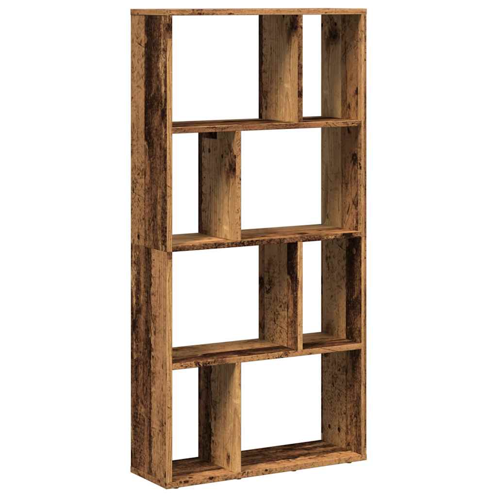 vidaXL Bookcase Old Wood 60x20x120,5 cm Engineered Wood
