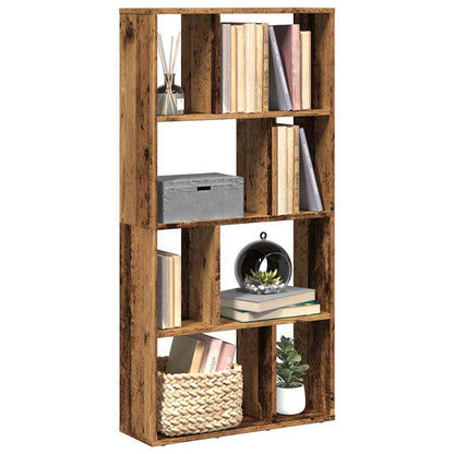 vidaXL Bookcase Old Wood 60x20x120,5 cm Engineered Wood