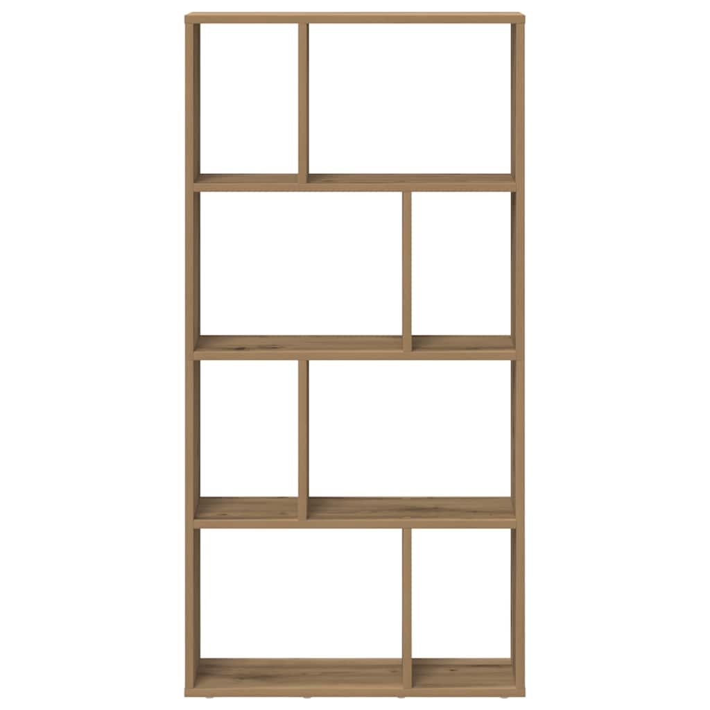 vidaXL Bookcase Artisian Oak 60x20x120,5 cm Engineered Wood