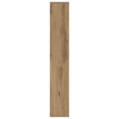vidaXL Bookcase Artisian Oak 60x20x120,5 cm Engineered Wood
