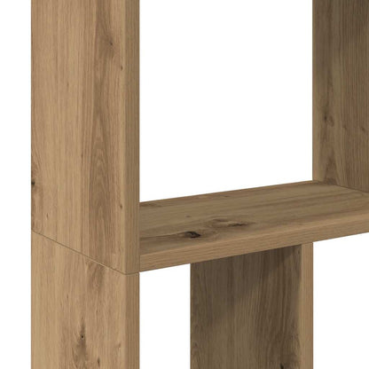 vidaXL Bookcase Artisian Oak 60x20x120,5 cm Engineered Wood