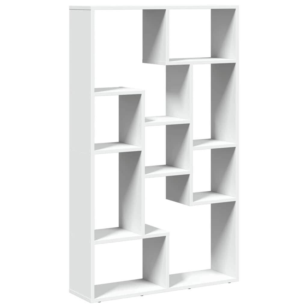 vidaXL Bookcase White 72x20x120,5 cm Engineered Wood