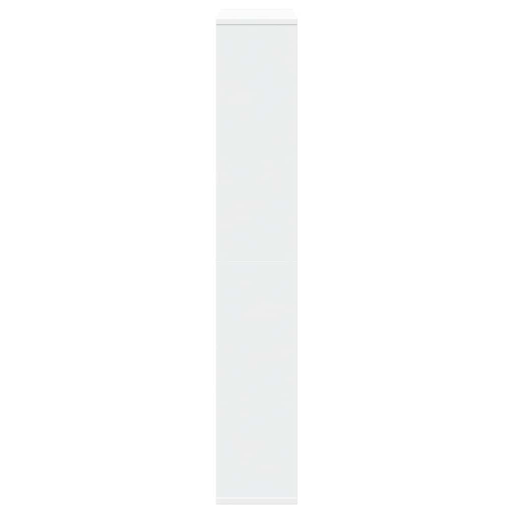 vidaXL Bookcase White 72x20x120,5 cm Engineered Wood