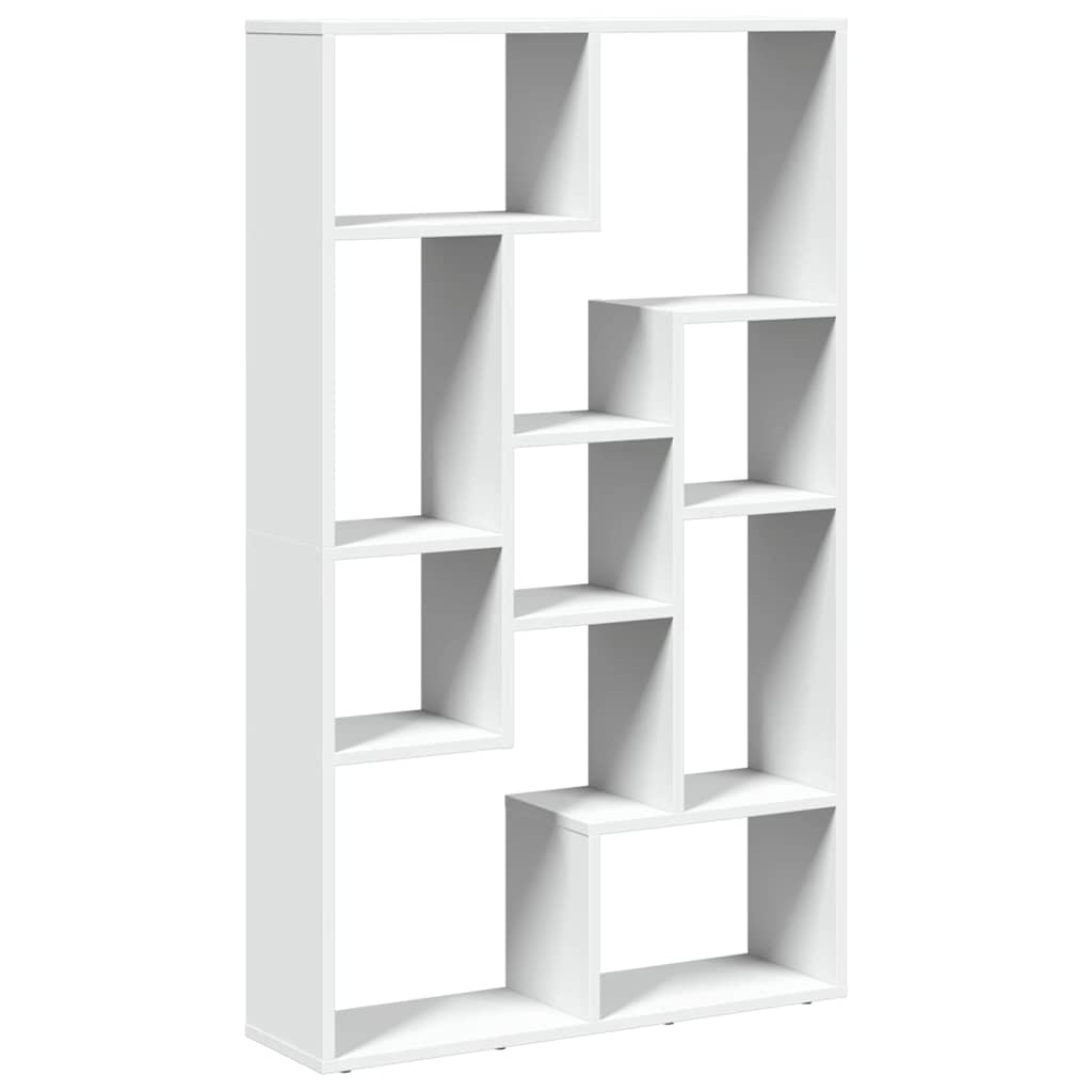 vidaXL Bookcase White 72x20x120,5 cm Engineered Wood