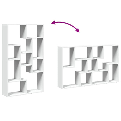 vidaXL Bookcase White 72x20x120,5 cm Engineered Wood