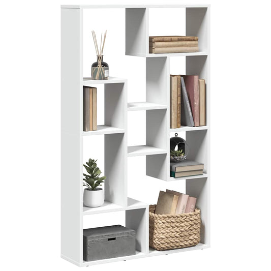 vidaXL Bookcase White 72x20x120,5 cm Engineered Wood
