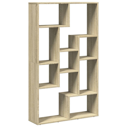 vidaXL Bookcase Sonoma Oak 72x20x120,5 cm Engineered Wood