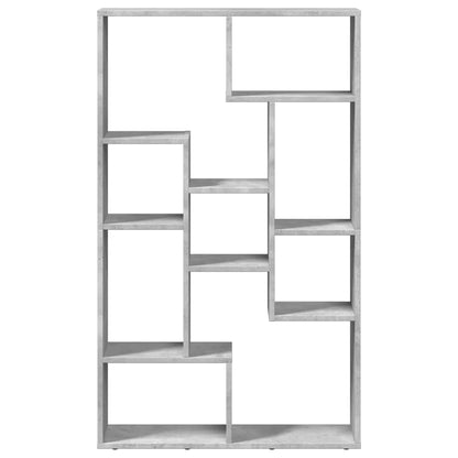 vidaXL Bookcase Concrete Grey 72x20x120,5 cm Engineered Wood